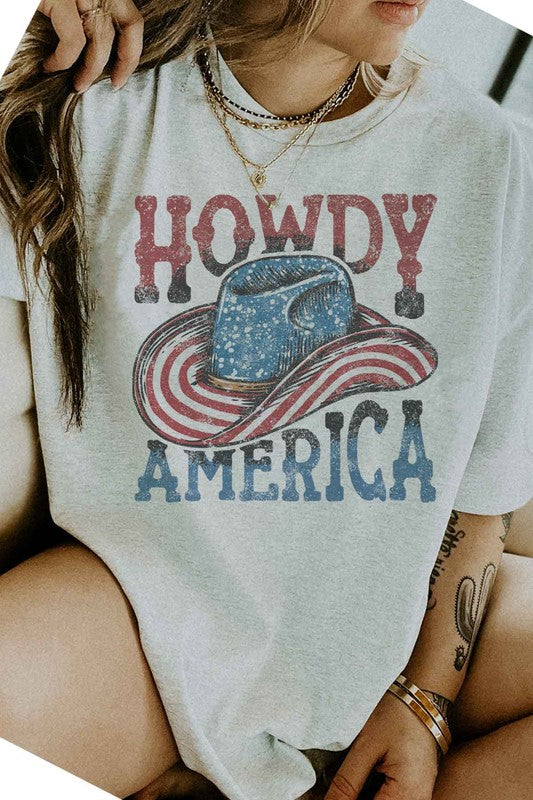 HOWDY AMERICA USA GRAPHIC TEE / T-SHIRT